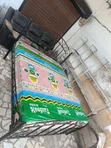 Skyline Furniture Canopy Bed with 10-Inch Tanfoam Mattress - Arusha - 3