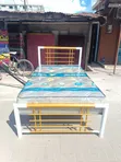 Brand New Metal Bed Frame 4/6.5ft with 10-inch Orthopedic Mattress - 4