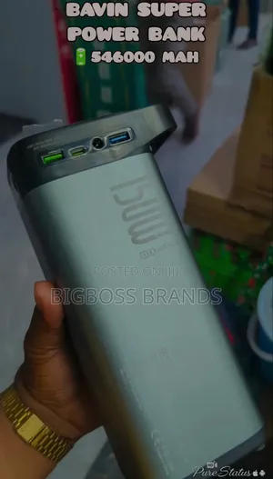 Bavin Power Bank 54600mAh - Charges Laptops, Powers TVs & Fans
