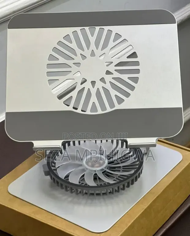 L121 Adjustable Laptop Stand with Cooler - 1