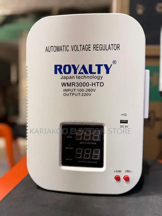 ROYALTY Automatic Voltage Regulator WMR3000-HTD - 1