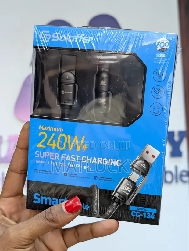 Cable Soloffer 240W - 4-in-1 Fast Charging - 1
