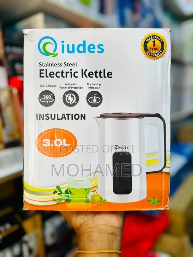 Qiudes Electric Kettle 3.0L - 1