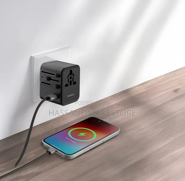 Porodo GaN Universal Multi-Port Quick Charger - Nyeusi - 1