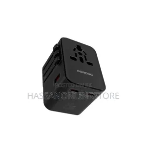 Porodo GaN Universal Multi-Port Quick Charger - Nyeusi