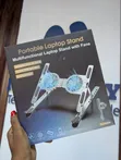 Portable Laptop Stand with Cooling Fans & RGB - 1