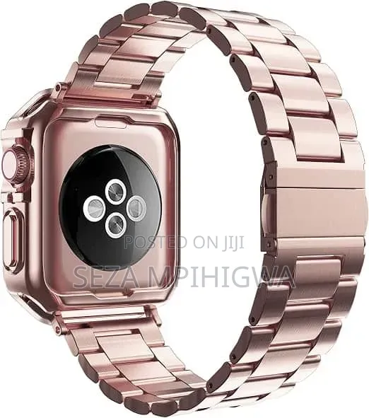 Smart Watch ya Kifahari - Rose Gold Stainless Steel - 1