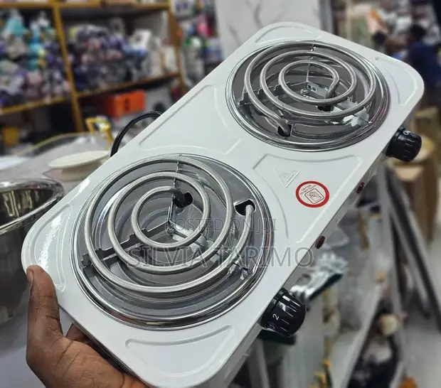 Jiko la Umeme la Mabati 2 - Jiko la Umeme la Kubebeka la Double - 1