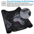 XXL World Map Extended Desk Mat (900x400mm) | Non-Slip Gaming Mousepad - 4