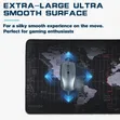 XL World Map Extended Desk Mat (800x300mm) | Non-Slip Gaming Mousepad - 4