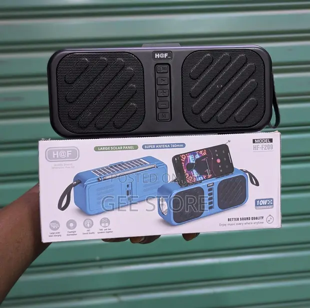 H HF-F209 Bluetooth Speaker - Brand New - 1
