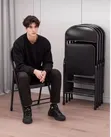 Heavy-Duty Folding Chairs with Padded Seats - 1