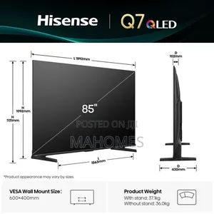 Hisense 85-inch QLED 4K TV (Model 85Q7Q)