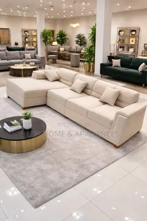 Brand New L-Shape Sofa - Brown