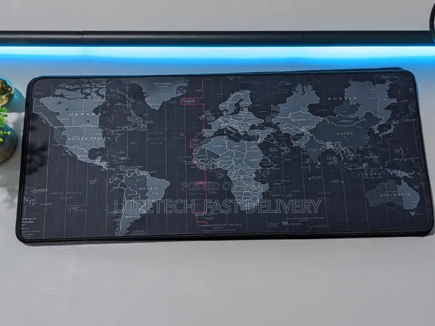 XL World Map Mousepad (80x30cm) - 1