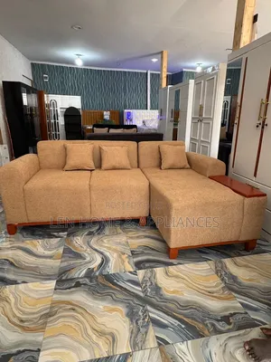 Luxury L-Shape Sofa - Brown
