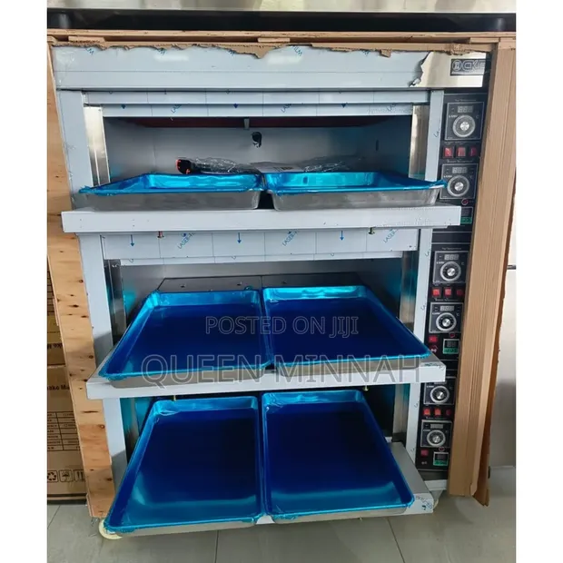 Commercial 3-Deck Electric Oven (6 Trays) - 1