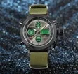 Golden Hour Tachymeter Watch - Greenish - 3