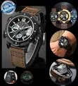 Golden Hour Leather Belt Watch - Brand New - 1