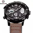 Golden Hour Leather Belt Watch - Brand New - 2