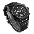Golden Hour Black Leather Belt Watch - 1