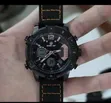 Golden Hour Black Leather Belt Watch - 4