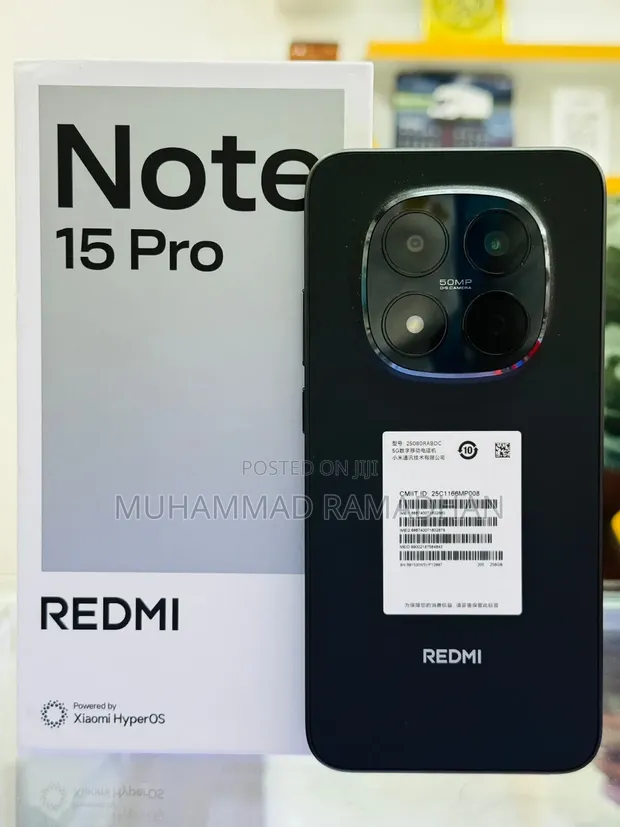 New Xiaomi Redmi Note 15 Pro 256GB Black - 1