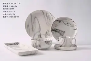 Dina Set PC 32 - 32 Piece Ceramic Dinner Set