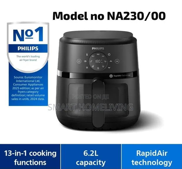 Philips 2000 Series XL Air Fryer (6.2L) - 1