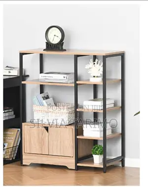 Modern Wooden Storage Cabinet Display Shelf