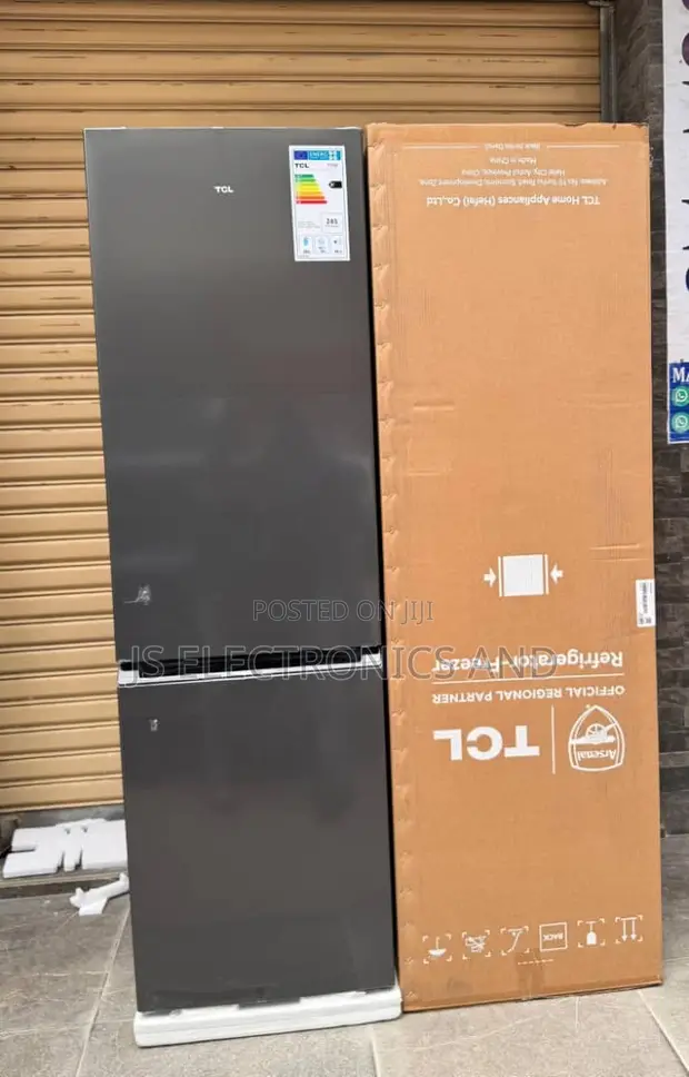 TCL Friji Combi Lita 265 Milango Miwili Freezer Chini - 1