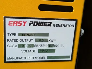 Easy Power Diesel Generator EP 7500T