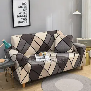 Modern Geometric Stretch Sofa Cover