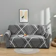 Modern Geometric Stretch Sofa Cover - 3