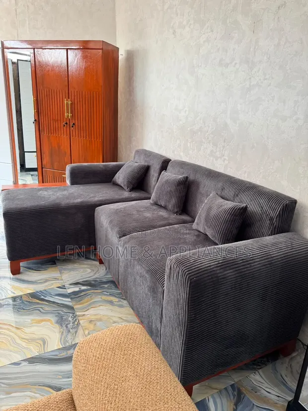 Luxury Fiber Sofa - Grey - 1