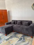 Luxury Fiber Sofa - Grey - 2