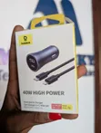 Baseus 40W Dual Quick Charger (USB & Type-C) - 1