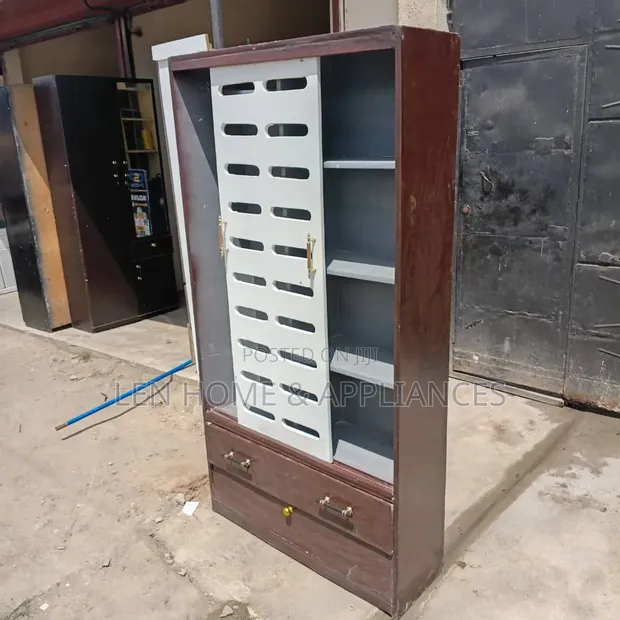 Wood-Mode White and Chocolate Wardrobe - 1