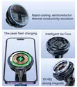 Yesido Wireless Fast Charger with Semiconductor Cooling, 15W - 1