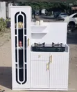 Luxury White Kitchen Cabinet - 1