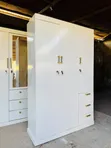 Wood-Mode 3-Door Cabinet - White - 1