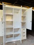 Wood-Mode 3-Door Cabinet - White - 2