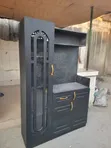 Luxury Black Kitchen Cabinet - 1