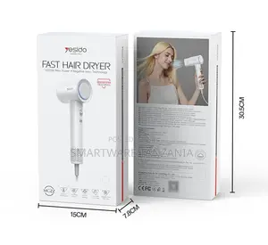 Yesido Fast Hair Dryer 1500W Negative Ionic
