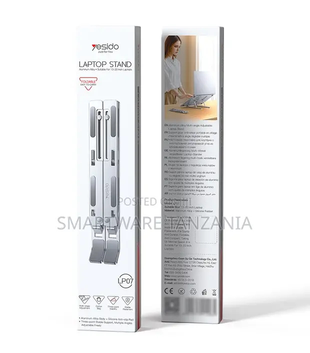 Yesido Adjustable Laptop Stand LP07 (13-20 Inch) - 1