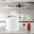 Yesido Ice Making Machine, 1.8L, 8-Minute Ice - 2