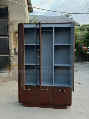 Wood-Mode 3-Door Wardrobe with Drawers
