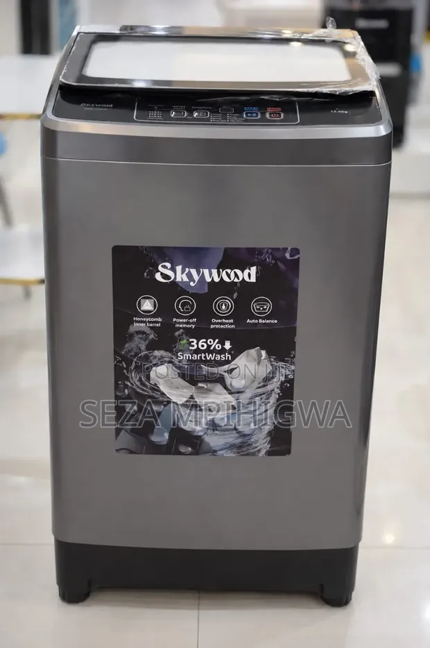 Skywood Automatic Top Load Washing Machine 12kg - 1