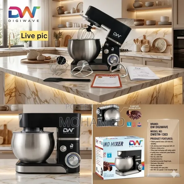 Digiwave Stand Mixer – 6L - 1