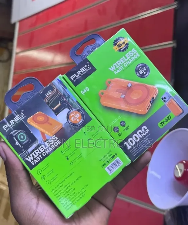 Punex Wireless Power Bank 10000mAh - 1